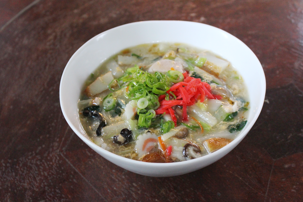 八丈島・うみかぜ椎茸の具だくさんガタタン麺