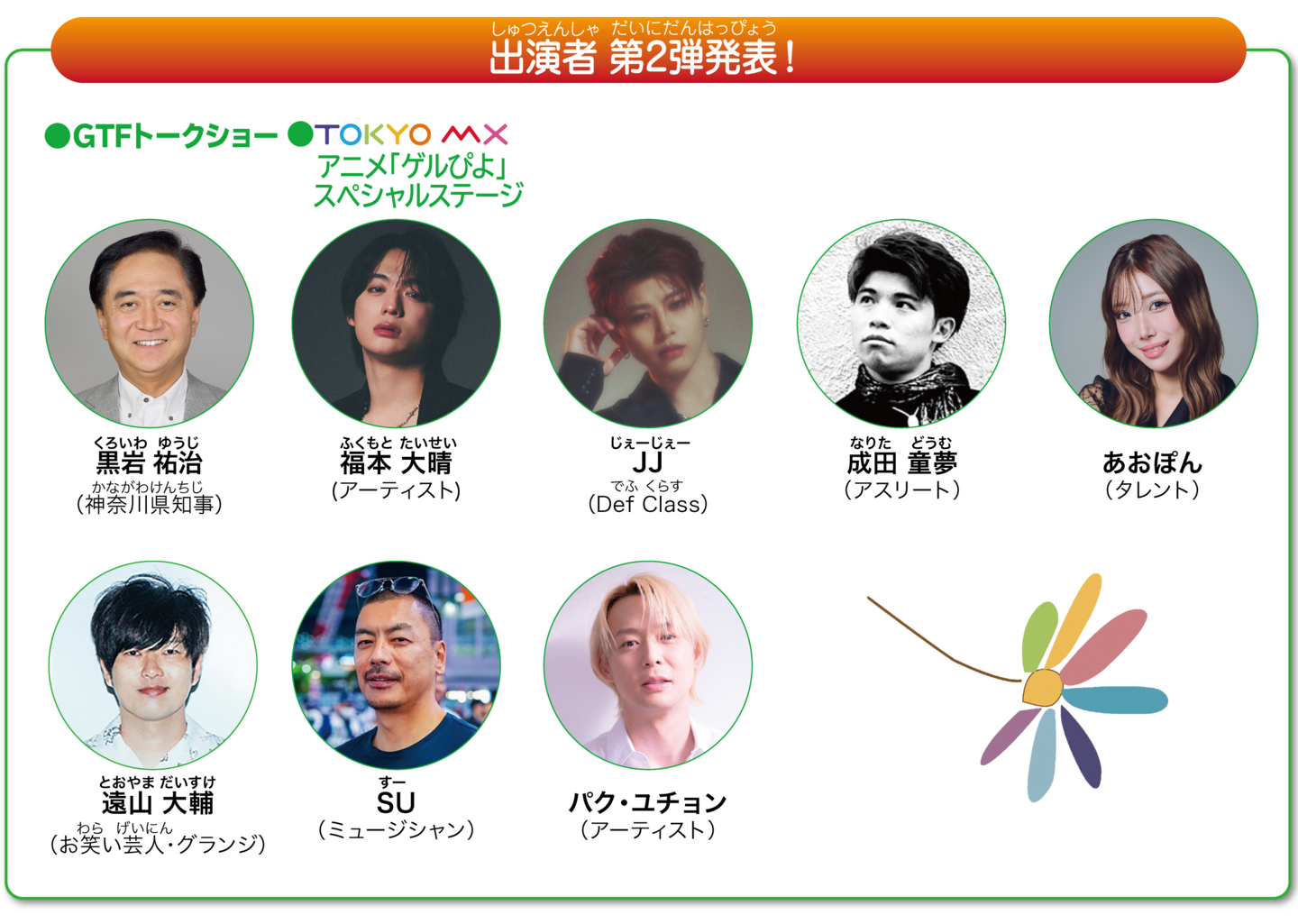 出演者第二弾